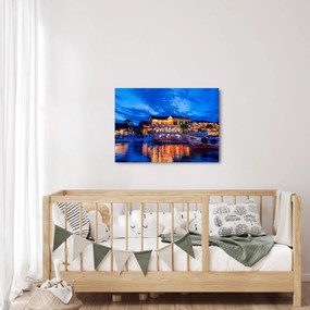 Obraz nocnego miasta Hoi An w Wietnamie (70x50 cm)