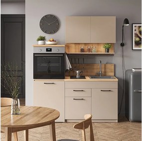 Kuchnia pojedyncza szary 160x60x81.6 egbert