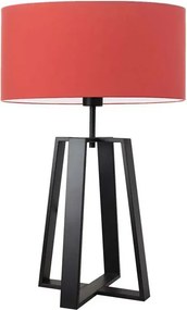 Designerska lampka nocna na czarnym stelażu - B1-T22