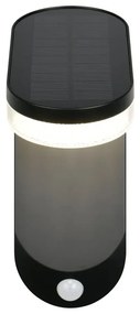 Zewnętrzna solarna lampa ścienna LED (wysokość 26 cm) Lagoas – Trio