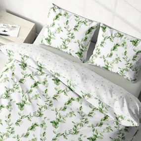 Stanex Pościel bawełniana Eukalyptus dwustronna, 140 x 220 cm, 70 x 90 cm