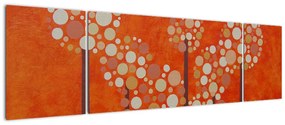 Obraz - Pomarańczowy las (170x50 cm)