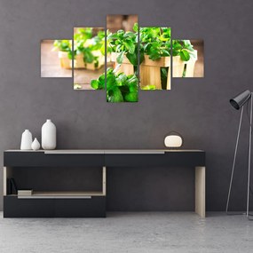 Obraz świeżej mięty (125x70 cm)