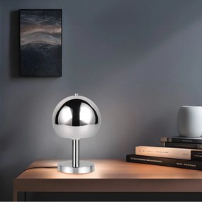 Lampa stołowa w kolorze srebra (wys. 29 cm) Boccia – Trio