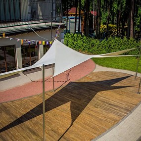 Żagiel przeciwsłoneczny 3,6 x 3,6 x 3,6 m ecru PATIO