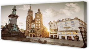 Obraz drukowany na płótnie Krakowski Pomnik i Bazylika