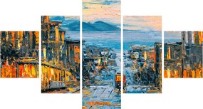 Obraz - Cable Car, San Francisco (125x70 cm)