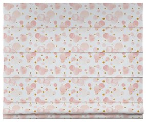 Biało-różowa roleta dziecięca 170x130 cm Magic – Yellow Tipi