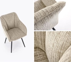 Krzesło do jadalni do obrotowy siedziskiem K576 Halmar