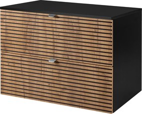 Meble łazienkowe, Czarny Mat, 80 x 57 x 46 cm