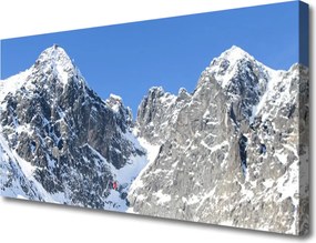 Obraz canvas Majestatyczny Śnieżny Szczyt
