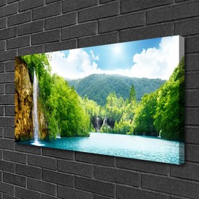 Obraz canvas Harmonijny Krajobraz Alpejski