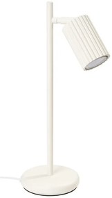Beżowa karbowana lampka na biurko - D300 F1-L23
