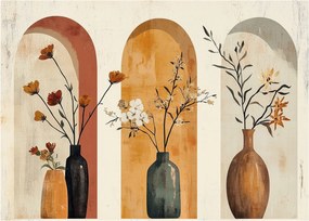 Obraz - Wazony w łukach (70x50 cm)