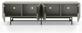 Zielonoszara szafka pod TV 200x63,5 cm Eldia – Marckeric