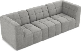 Szara sofa z materiału bouclé 255 cm Aloha – Makamii