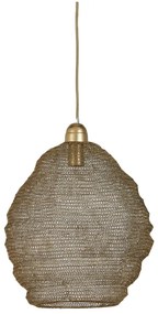 Lampa wisząca w kolorze brązu z metalowym kloszem ø 38 cm Nina – Light &amp; Living