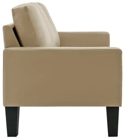 Tapicerowana sofa w kolorze cappuccino - Clorins 3X