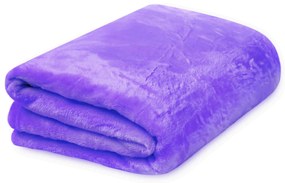 Koc z mikrofibry VIOLET 200x230 cm fioletowy