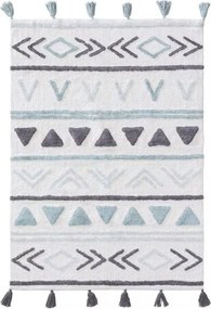 Bawełniany dywan dziecięcy w geometryczne wzory Levi