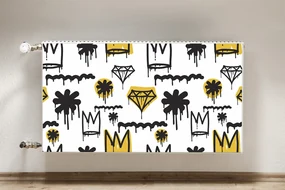 Maskownica dekoracyjna grzejnika Graffiti korona