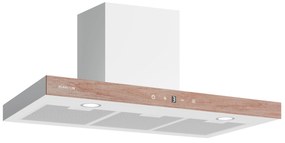 Klarstein ZenFusion 90cm 882m³/h Okap Kominowy Biały
