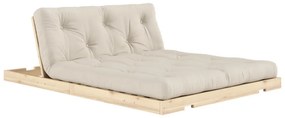 Beżowa rozkładana sofa 145 cm Flip – Karup Design