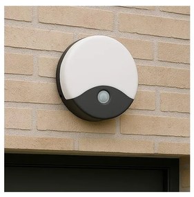 LED Zewnętrzny kinkiet z czujnikiem ruchu LED/18W/230V IP44 antracyt