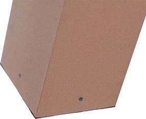 Industrialna lampa podłogowa zewnętrzna rdzawo-brązowa 40 cm IP44 - Charlois