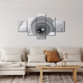 Obraz abstrakcji 3D (125x70 cm)