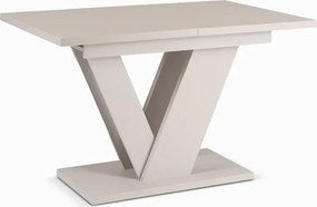 Stół Prostokątny Rozkładany CLARK 120-160 cm Kaszmir Japandi