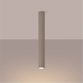 Szarobrązowa metalowa lampa punktowa Gleam – Sollux