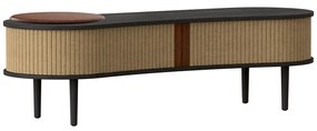 Brązowa szafka pod TV w dekorze dębu 140x40 cm Audacious – UMAGE