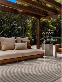 Szary/kremowy dywan odpowiedni na zewnątrz 120x170 cm Haringey Linley – Ted Baker