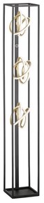 Czarna lampa stojąca LED ze ściemniaczem (wysokość 130 cm) Gisi – Fischer & Honsel
