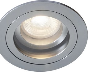 Nowoczesny reflektor wpuszczany Gunmetal Regulowany IP44 - Chuck