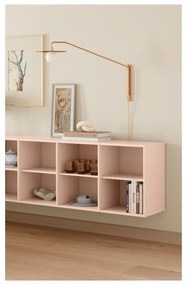 Jasnoróżowy regał wiszący 220x61x42 cm Mistral – Hammel Furniture