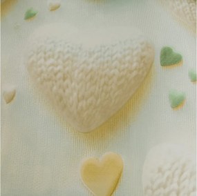 PrzytulneMieszkanie.pl PrzytulneMieszkanie.pl Pościel z mikrofibry HEARTAMI kolorowa Rozmiar pościeli: 70 x 80 cm | 140 x 200 cm