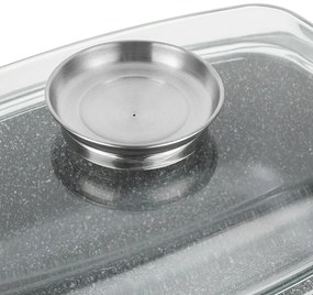 Florina Aluminiowa brytfanna z aromatyczną pokrywką Lava 4,5 l, 32 × 22 × 11 cm