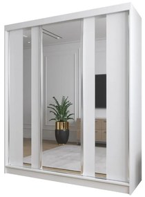 Szafa przesuwna - Greco 180 cm, biały mat