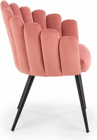 Designerskie tapicerowane krzesło Rosi do salonu