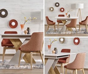 Stół do jadalni w kaszmirowym kolorze Xarelto Halmar