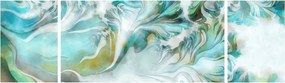 Obraz - Malowanie abstrakcyjnych wzorów (170x50 cm)