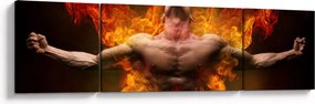 Obraz - Męska moc (170x50 cm)