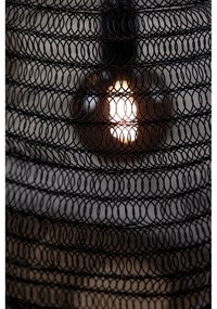 Czarna lampa wisząca z metalowym kloszem ø 50 cm Tazza – Markslöjd
