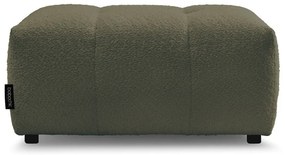 Podnóżek z materiału bouclé w kolorze khaki Roxelane – Bobochic Paris