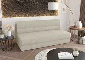 Beżowa rozgadana sofa sztruksowa P7-F80