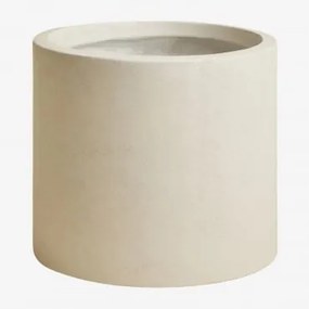 Doniczka Z Betonu Aurevi Ø35 Cm & Biały - Sklum