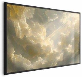 Plakat Zachwycająca gra kolorów 42x29,7 cm z ramą czarną bez marginesu ARTGEIST B