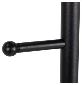 Czarny metalowy wieszak Aspen – Actona